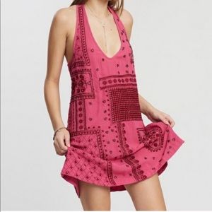 Free People Country Nights Embellished Slip Dress